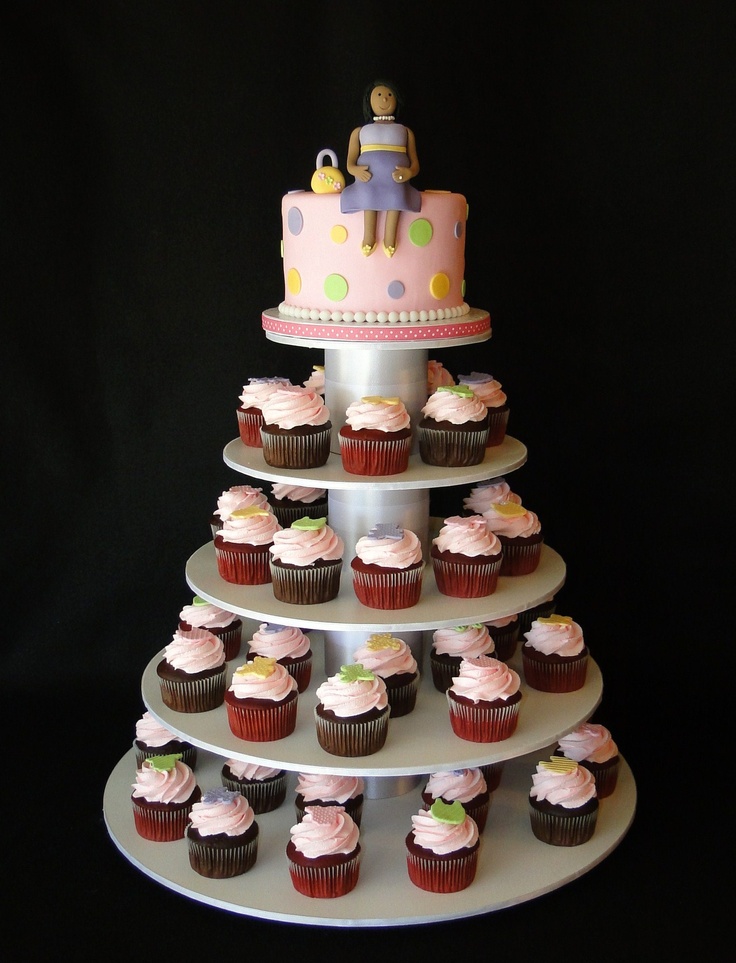 Cupcake Cakes for Baby Shower