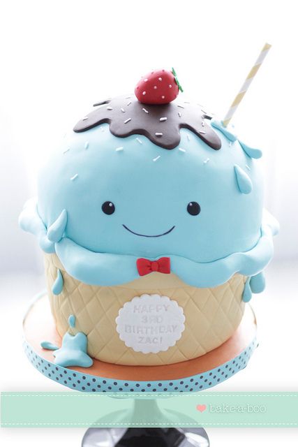 Cute Ice Cream Cake
