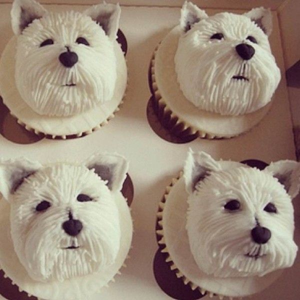Cute Puppy Dog Cupcakes
