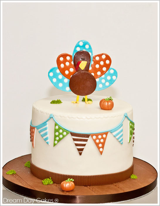 Cute Thanksgiving Cake