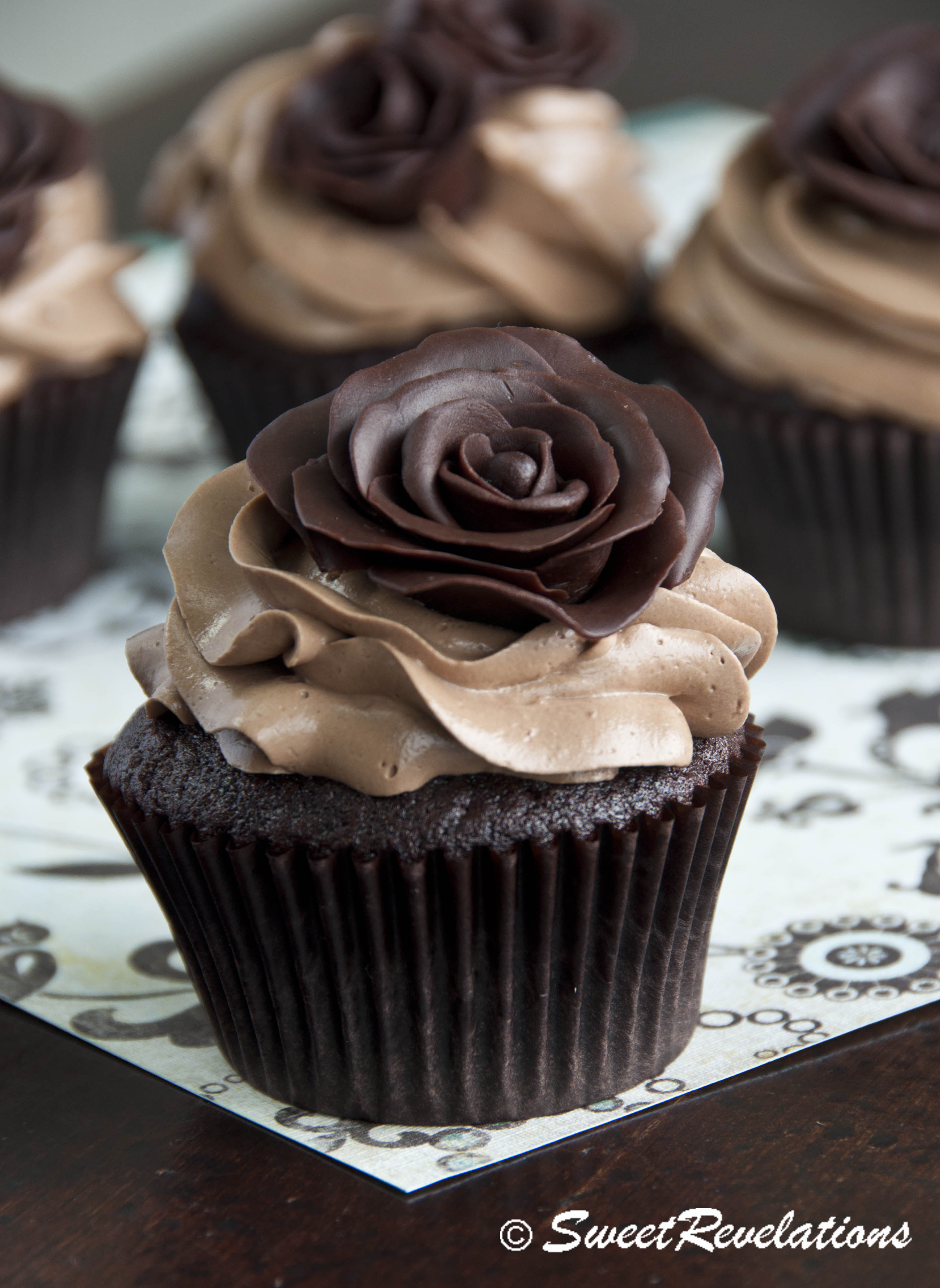 Dark Chocolate Roses