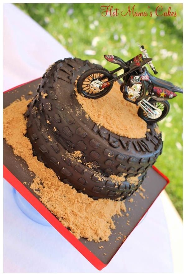 Dirt Bike Cake