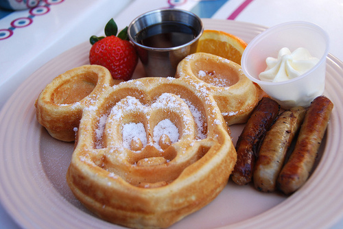 Disney Mickey Mouse Waffles