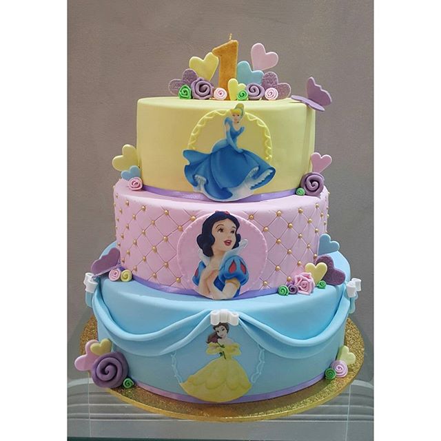 Disney Princess Belle Birthday Cake