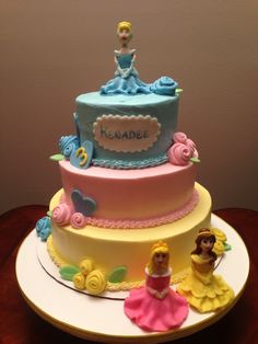 Disney Princess Birthday Cake Buttercream
