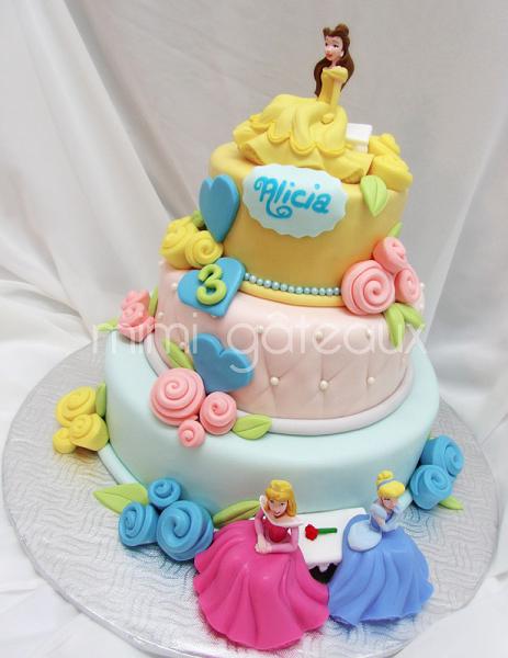 Disney Princess Birthday Cakes