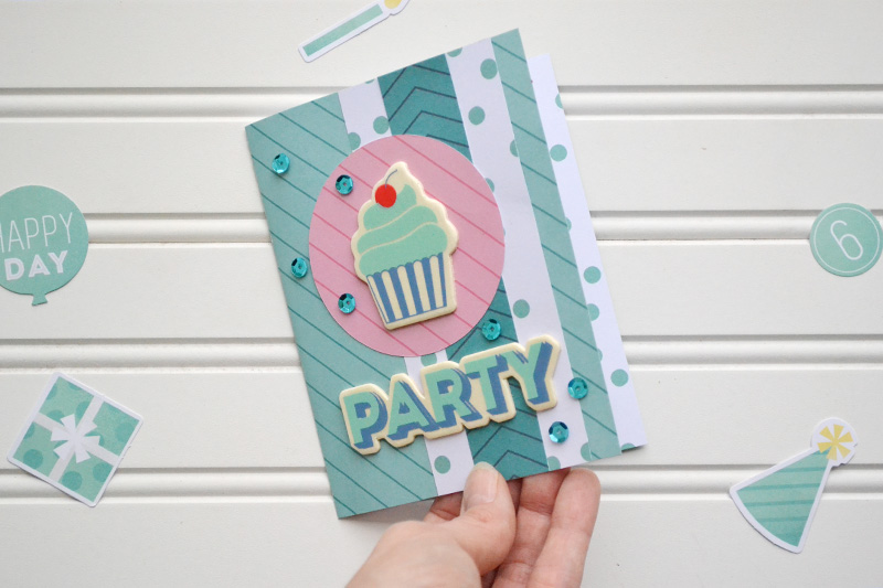 DIY Pop Up Birthday Card Cupcake