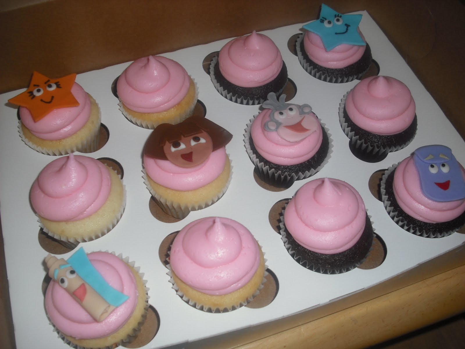 Dora Cupcakes