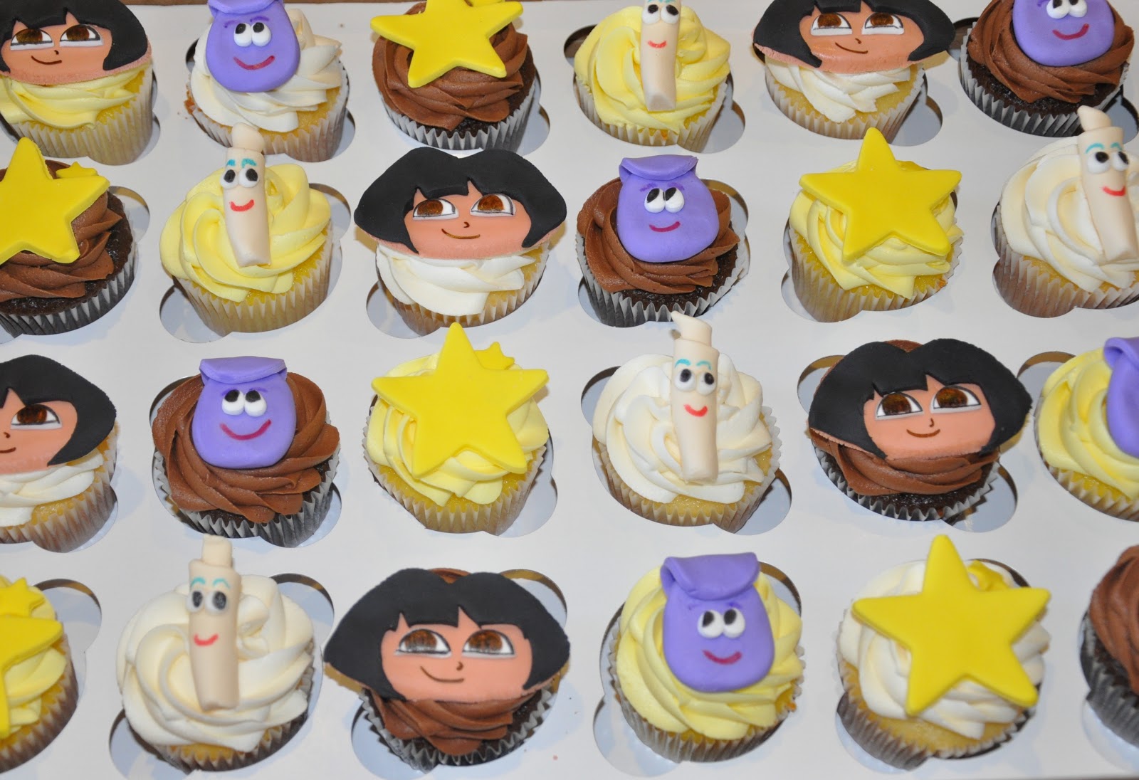 Dora Cupcakes