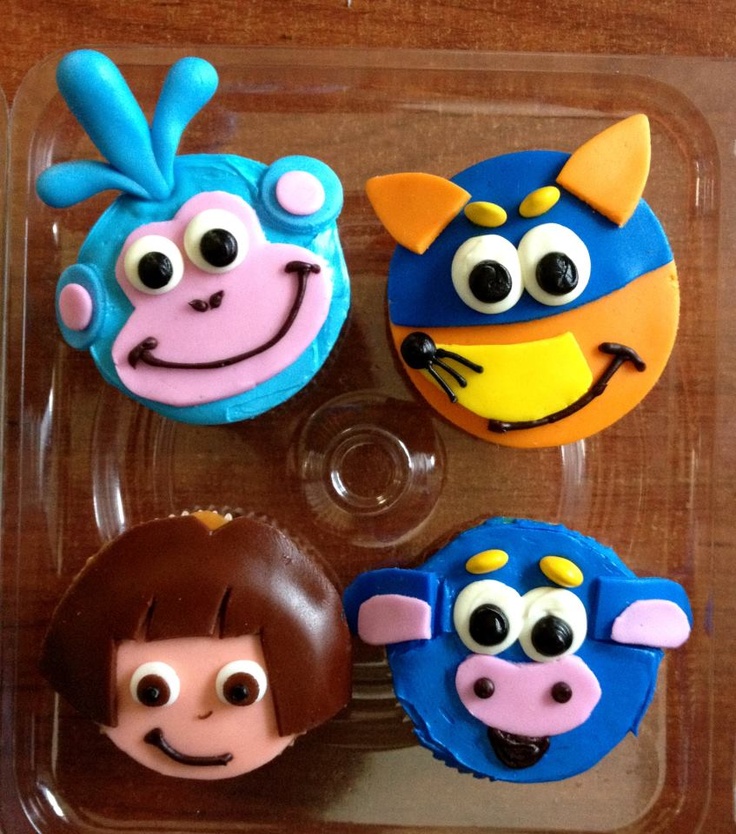 Dora the Explorer Birthday Cakes Cupcakes