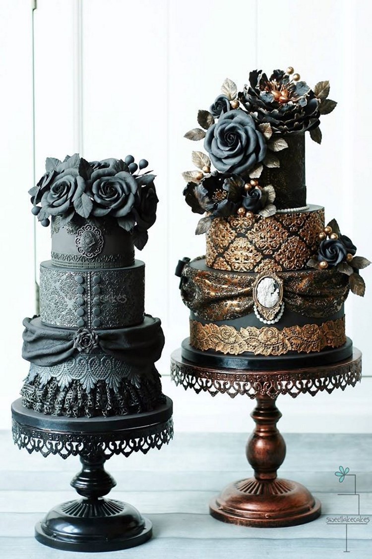 Dramatically Gorgeous Wedding Cakes