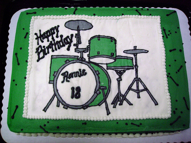 Drum Set Cake