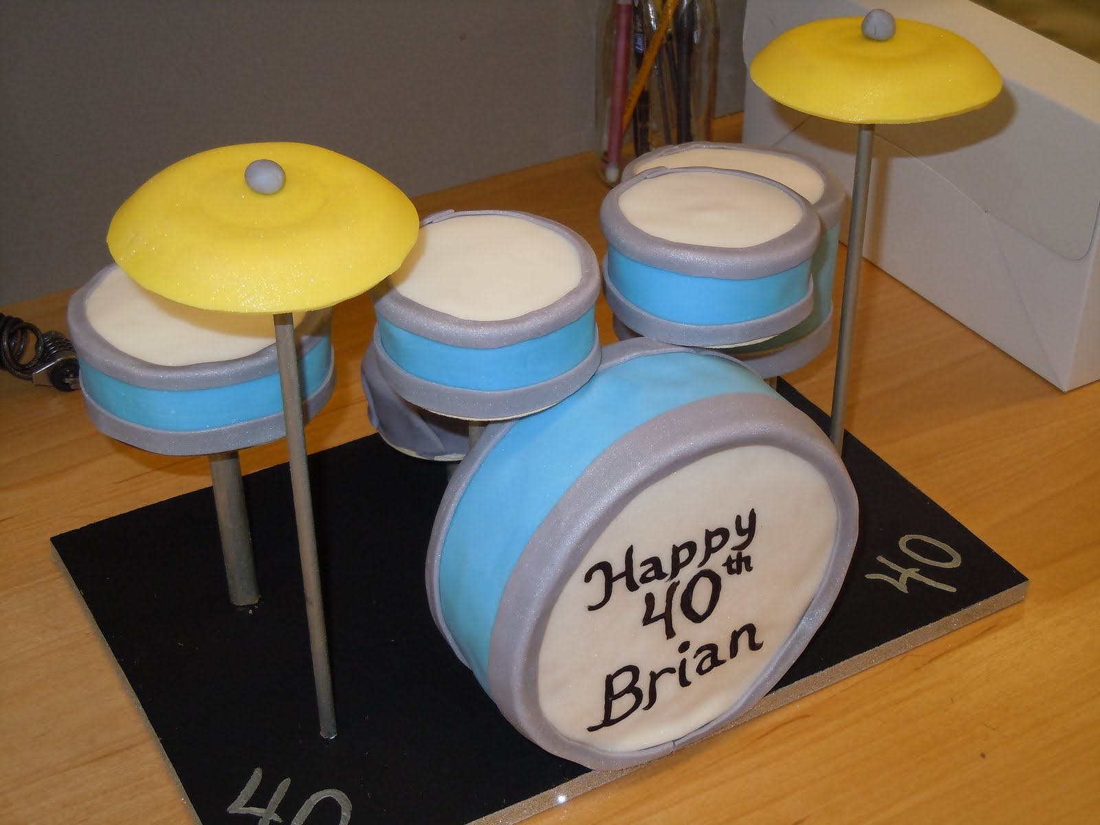 Drum Set Cake