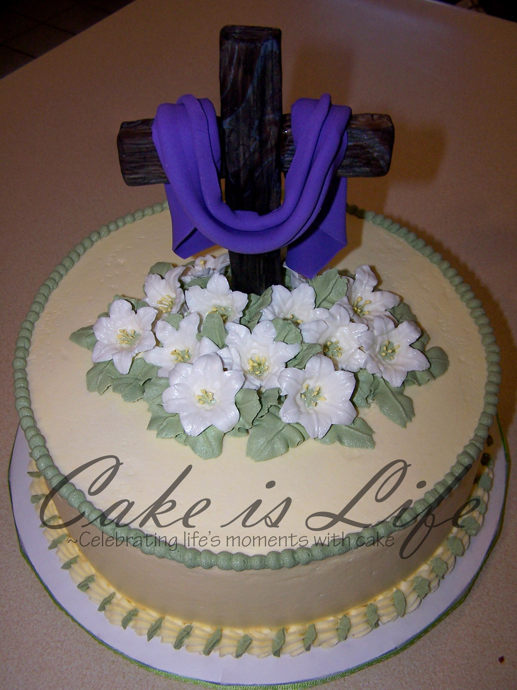 Easter Cross Cake Easter Cross Cake