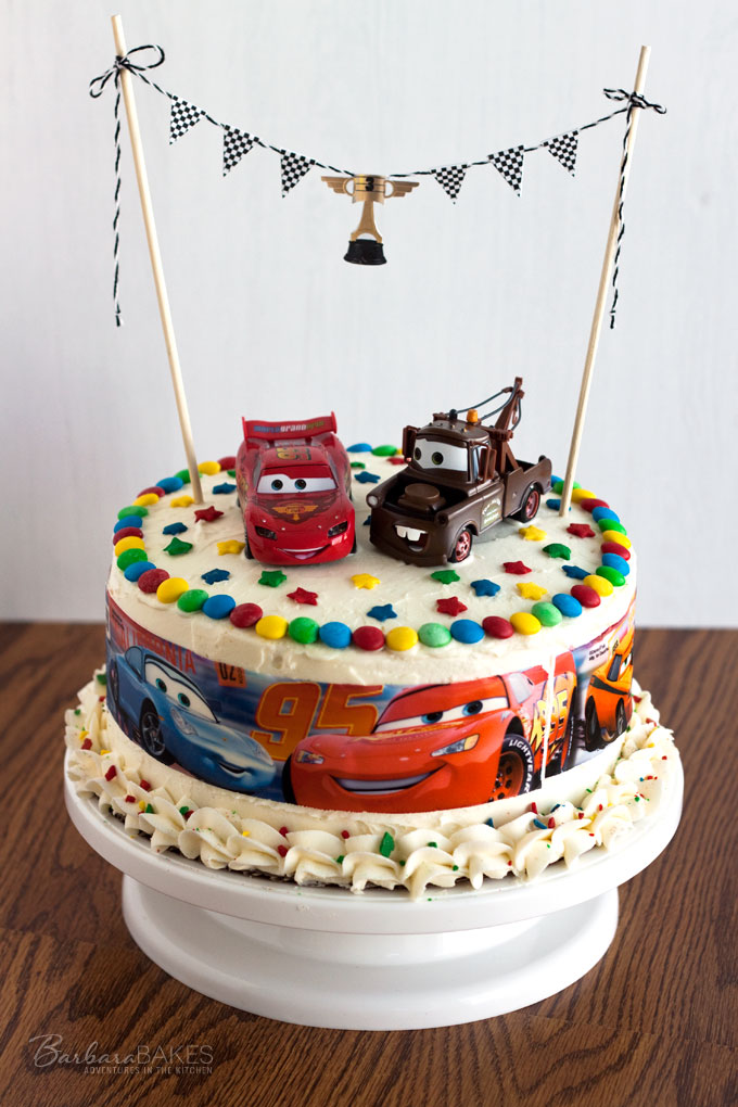 Easy to Make Car Birthday Cakes