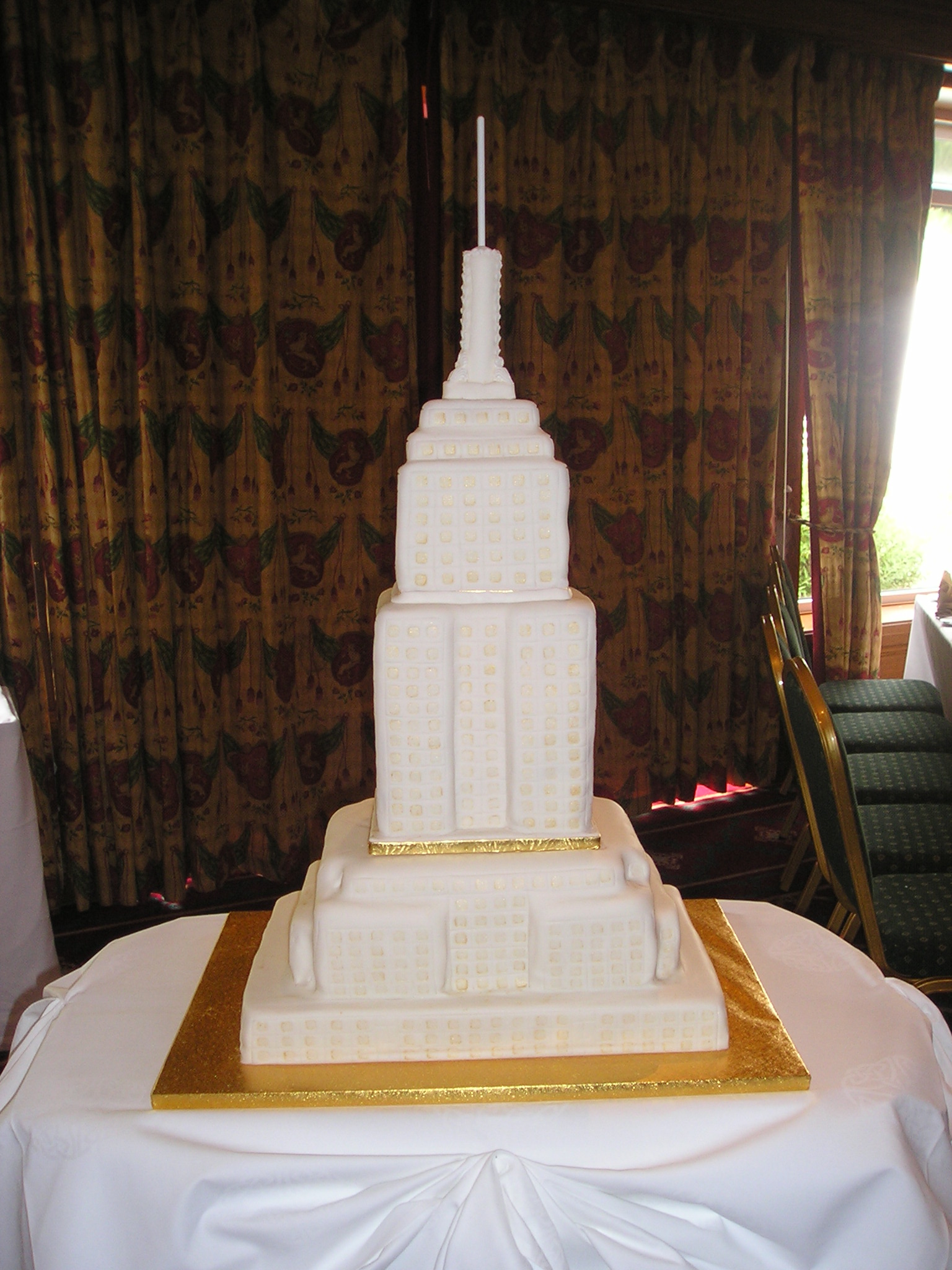 Empire State Building Wedding Cake