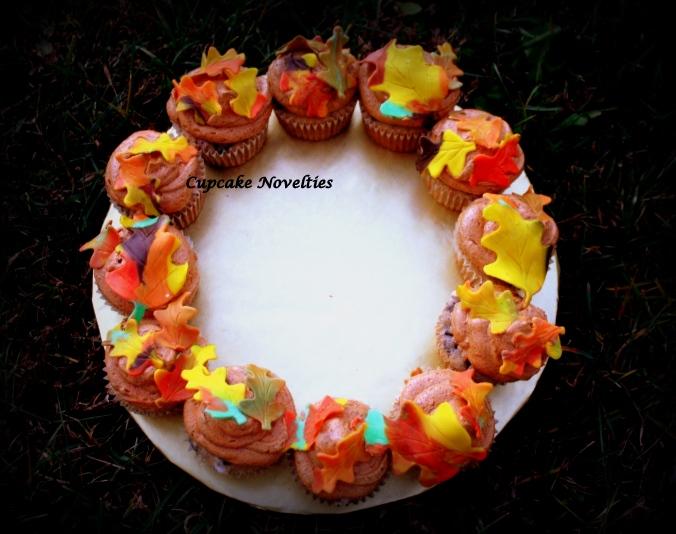 Fall Leaves Cake Decorations Edible