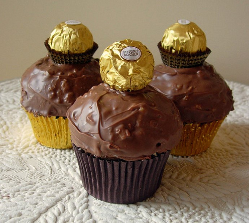 Ferrero Rocher Cupcakes