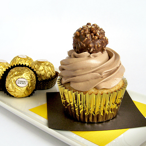 Ferrero Rocher Cupcakes