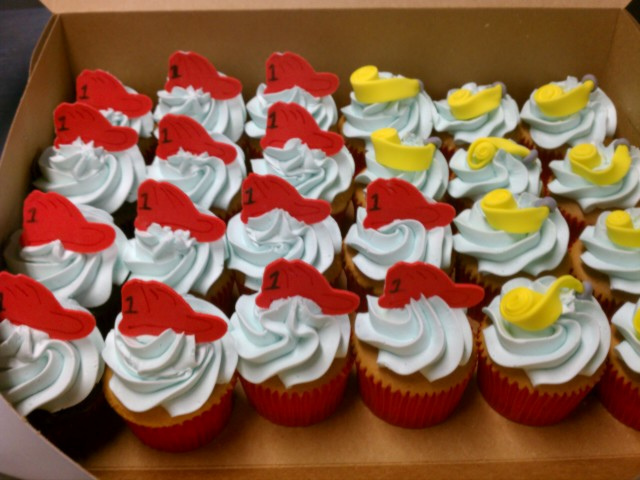 Firefighter Theme Cupcakes
