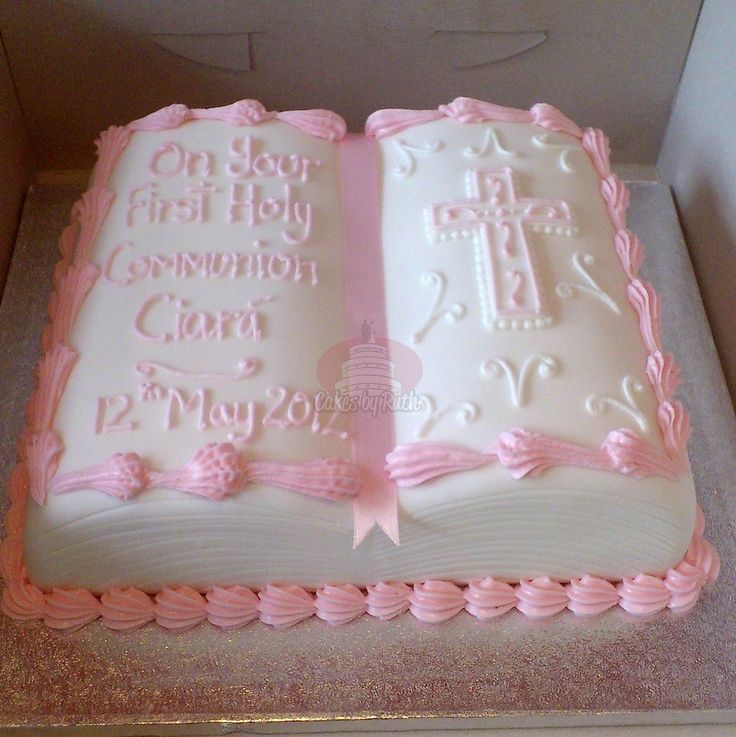 First Communion Bible Cake