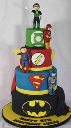 Flash Superhero Cake