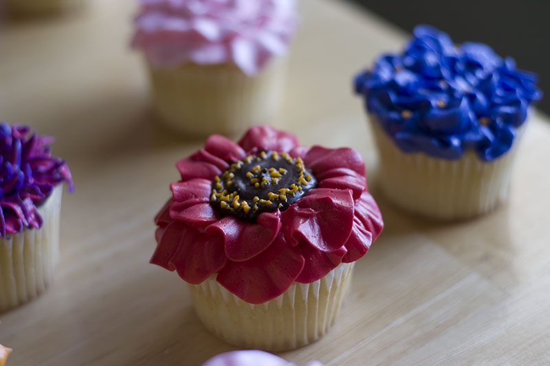 Flower Cupcake Cake