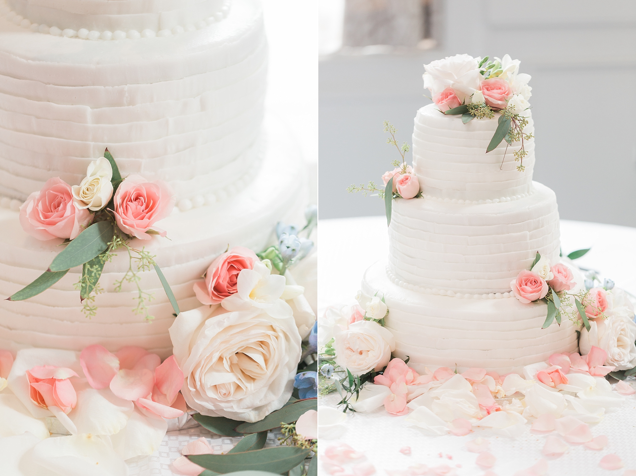 Fondant and Buttercream Wedding Cake