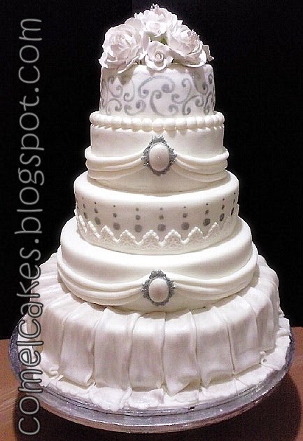 Fondant Wedding Cakes