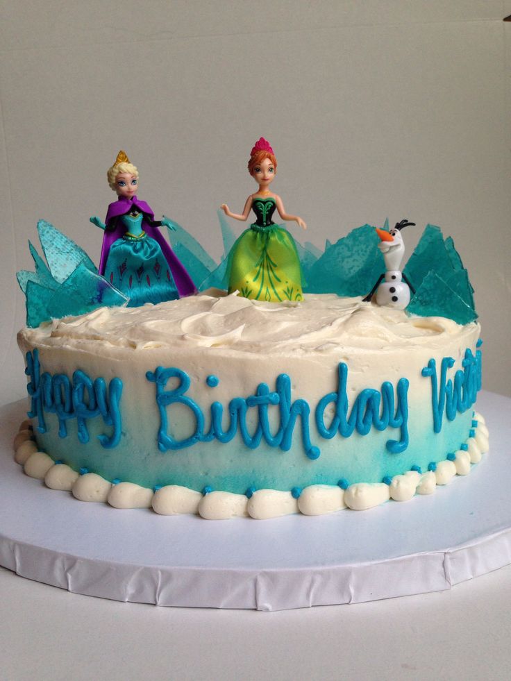 Frozen Birthday Cake