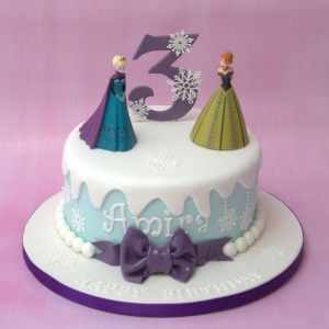 Frozen Cake Purple Theme