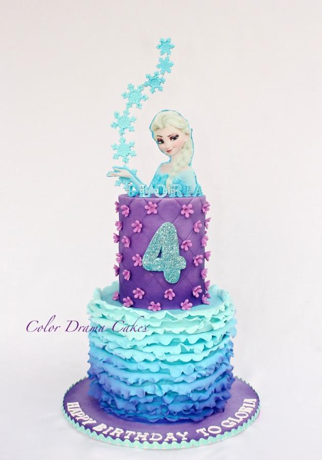 Frozen Inspired Cake