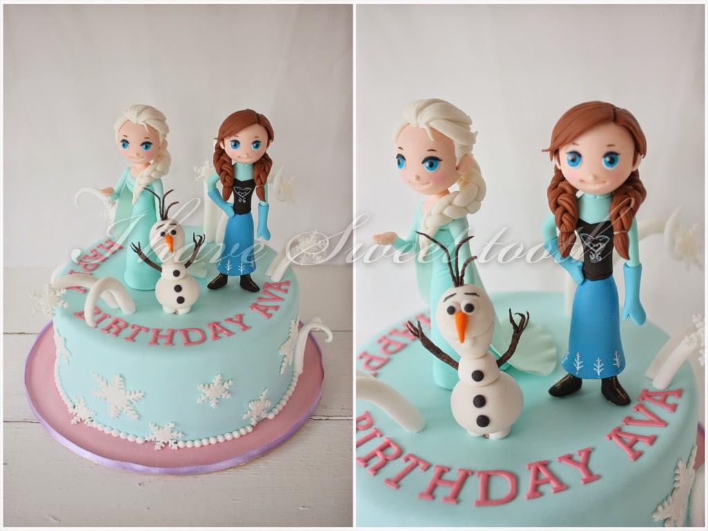 Frozen Kroger Birthday Cake Theme