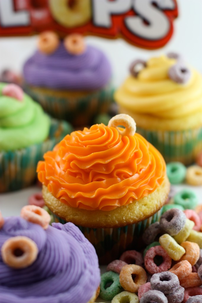 Fruit Loop Cupcakes Fruit Loop Cupcakes