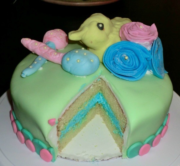 Gender Reveal Cake Gender Reveal Cake