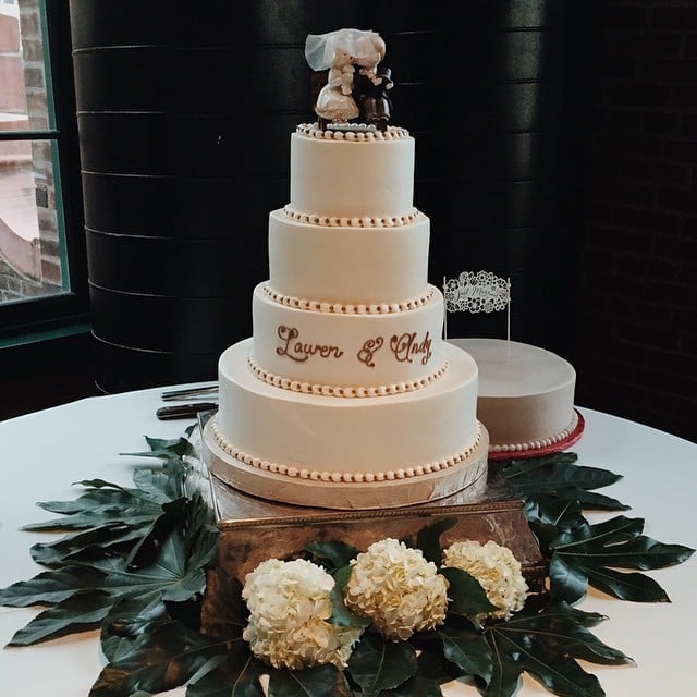 German Chocolate Wedding Cake