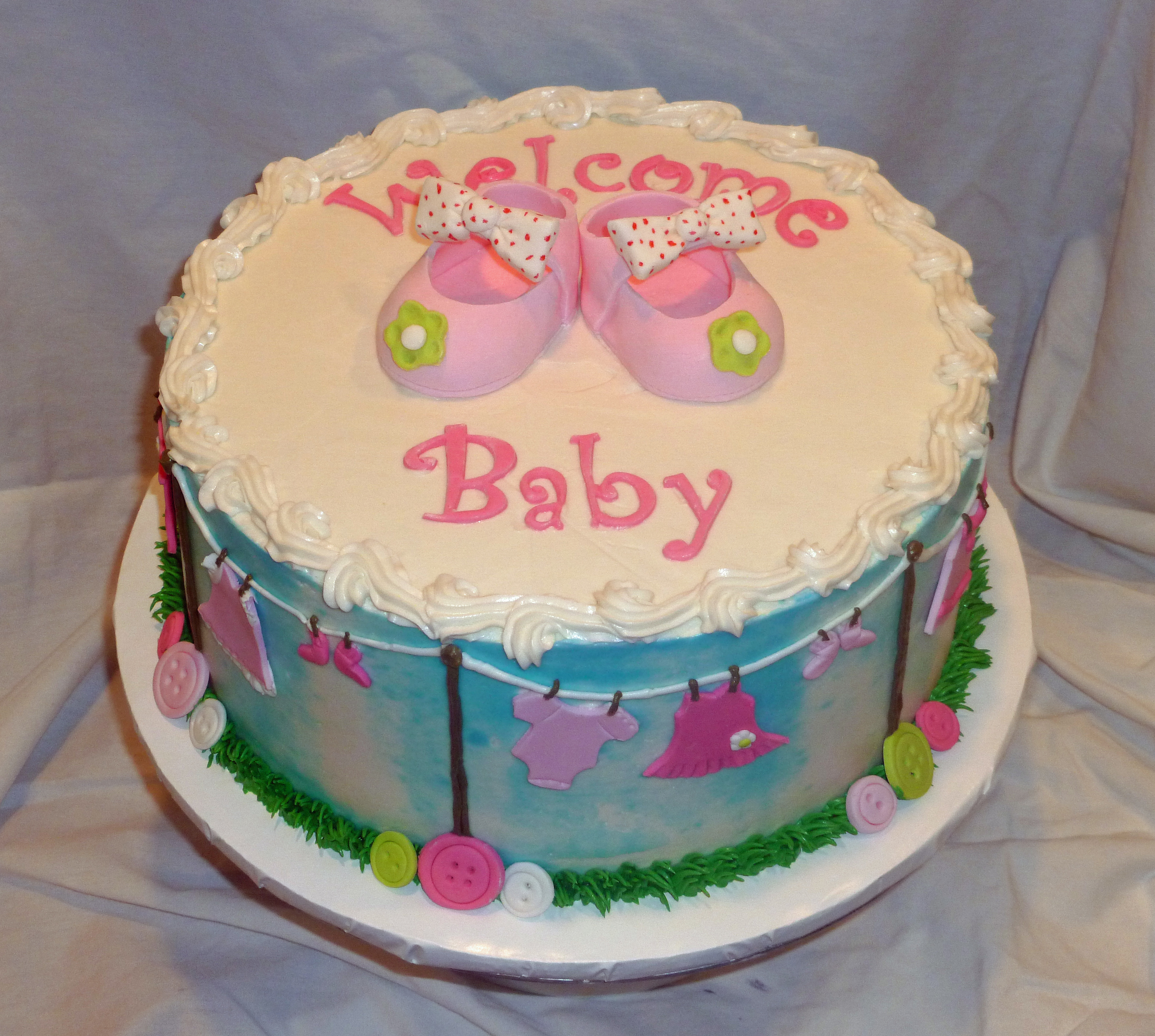 Girl Baby Shower Cake