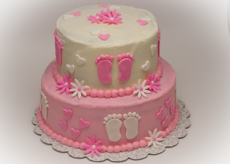 Girl Baby Shower Cake