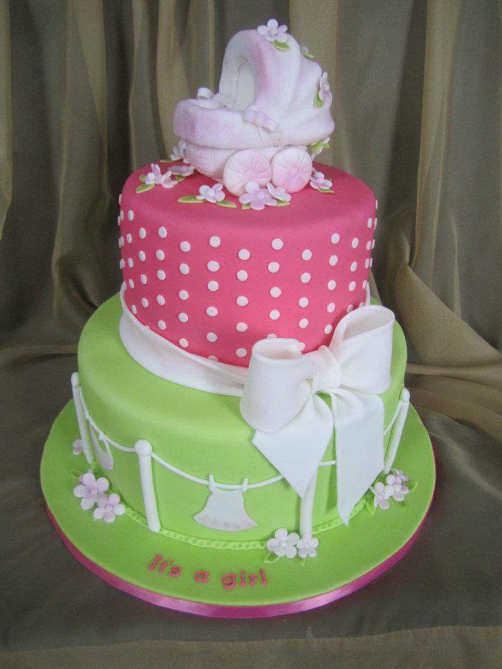 Girl Baby Shower Cake