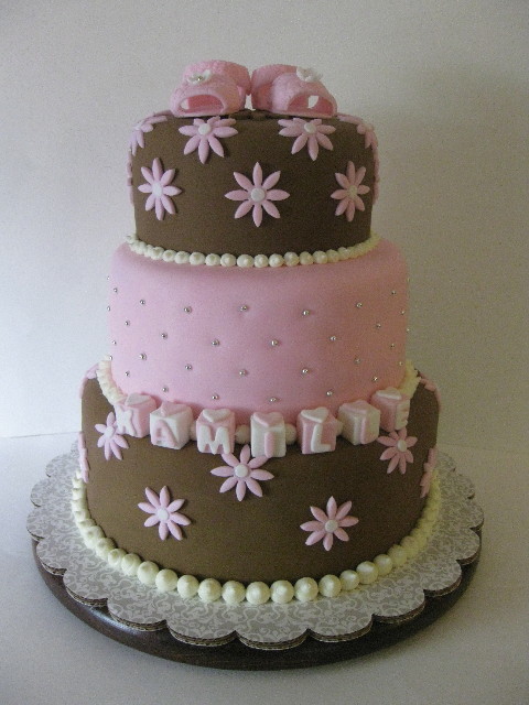 Girl Baby Shower Cake