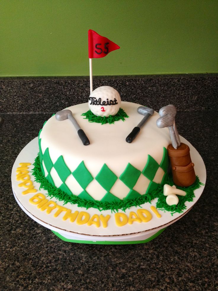 Golf Birthday Cakes Men