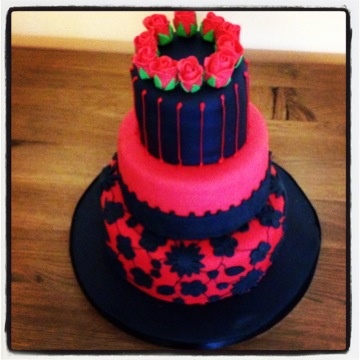 Goth Birthday Cake