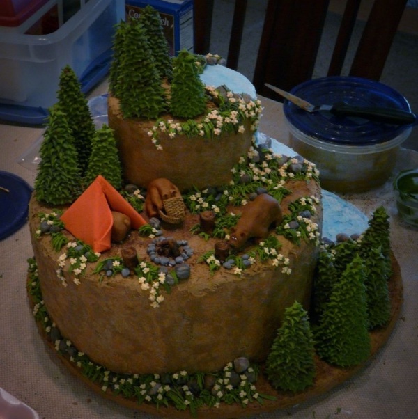 Great Outdoors Cake