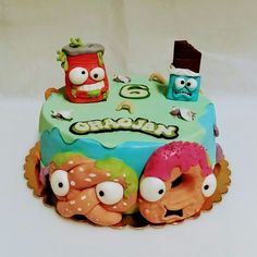 Gross-ery Gang Birthday Cake