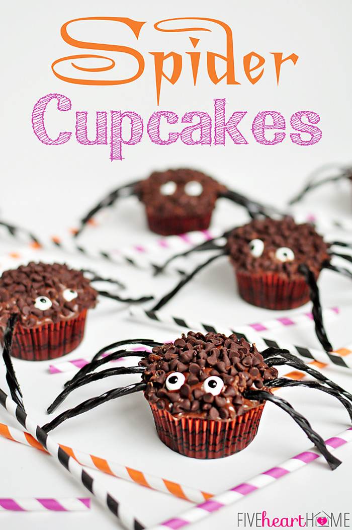 Halloween Spider Cupcakes