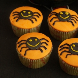 Halloween Spider Cupcakes