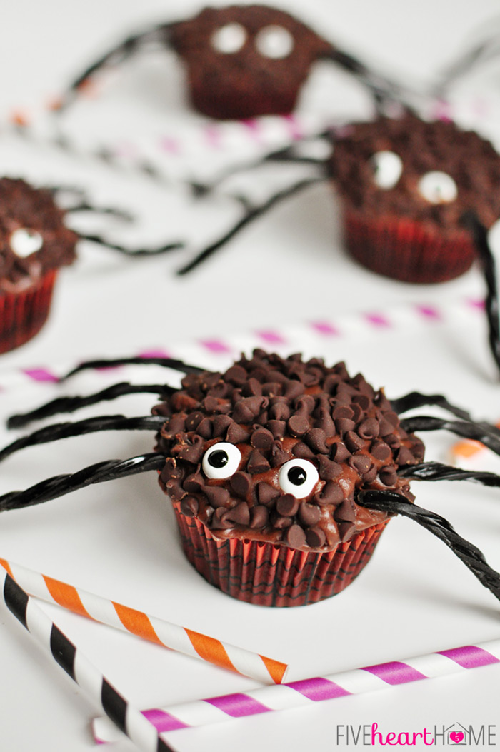 Halloween Spider Cupcakes