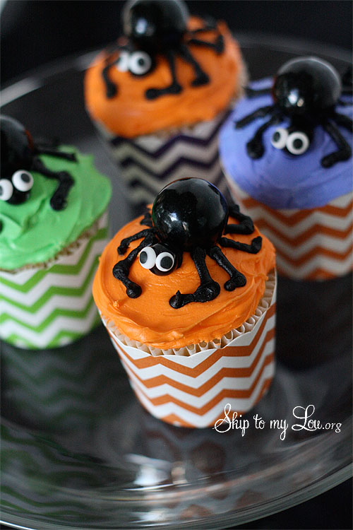 Halloween Spider Cupcakes