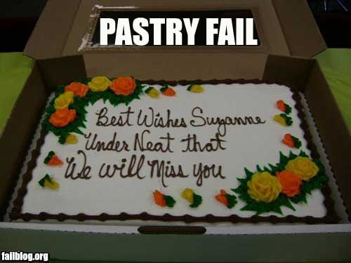 Happy Birthday Cake Fail