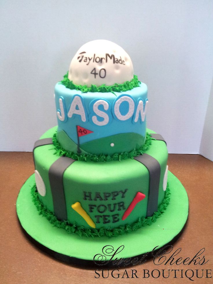 Happy Birthday Golf Cake Jason